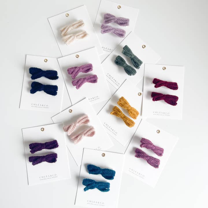 Edelin Crochet Pigtail Set for wholesale by Chlea & Co.