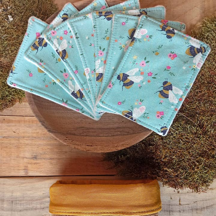 Maya Créa - Wholesale Dinner & Cloth Napkin - Set of 7 organic wipes and the basket17