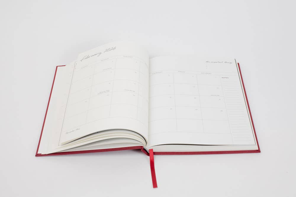 Wrinkle & Crease Paper Products - Wholesale Planner - 2026 Planner (Oatmeal Linen)12