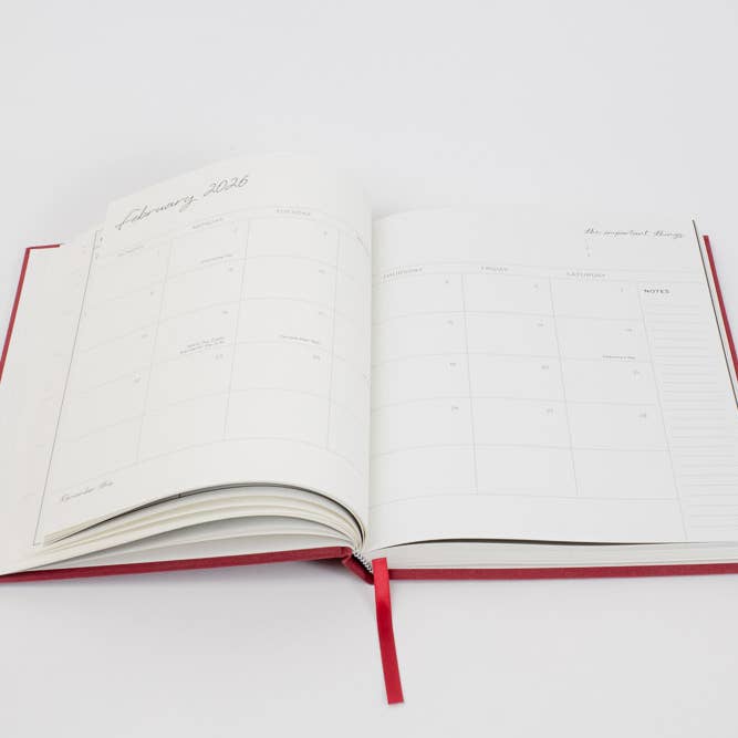 Wrinkle & Crease Paper Products - Wholesale Planner - 2026 Planner (Oatmeal Linen)12