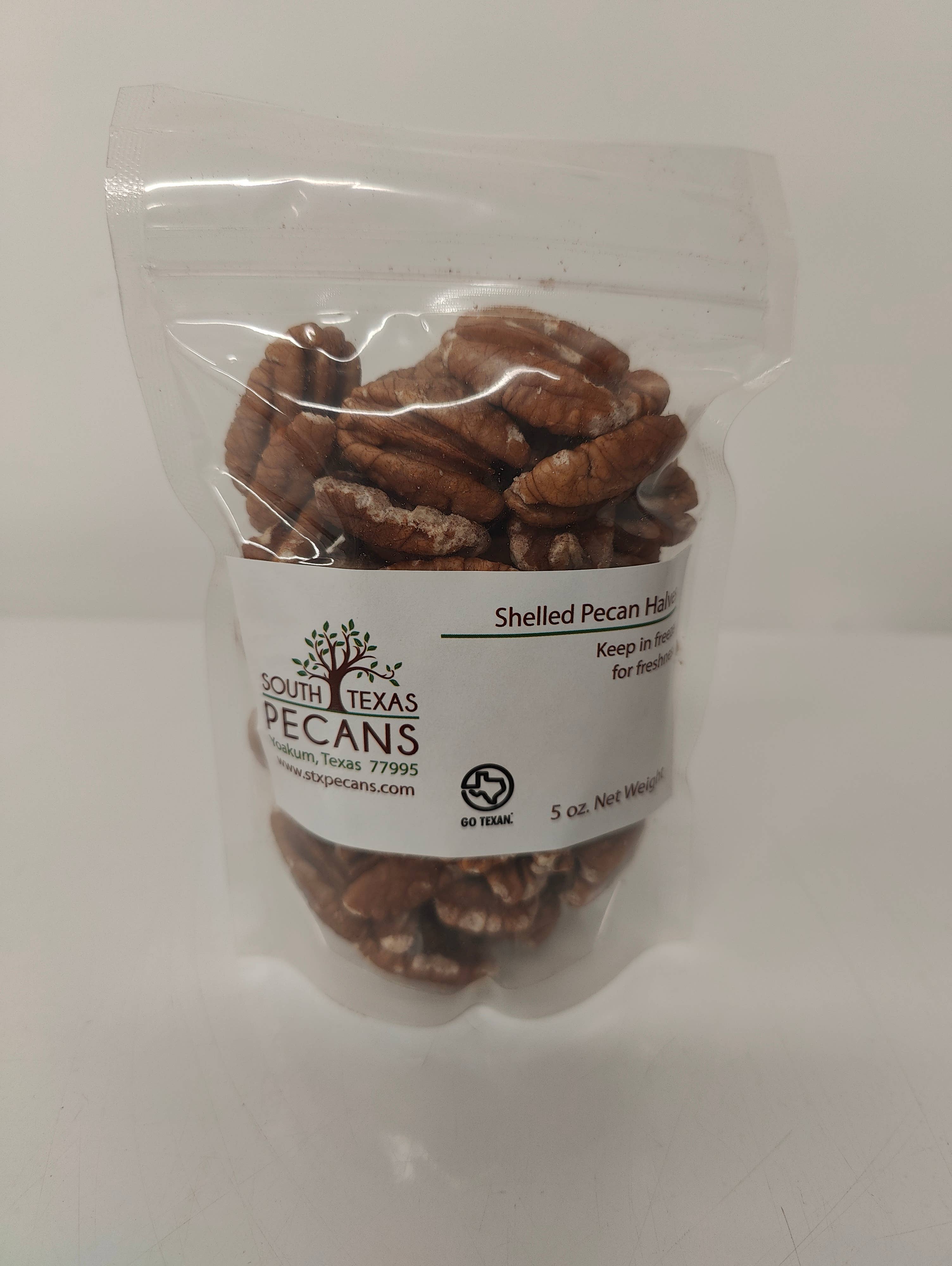 South Texas Pecans - Wholesale Nuts - Shelled Pecan Halves - 5oz1