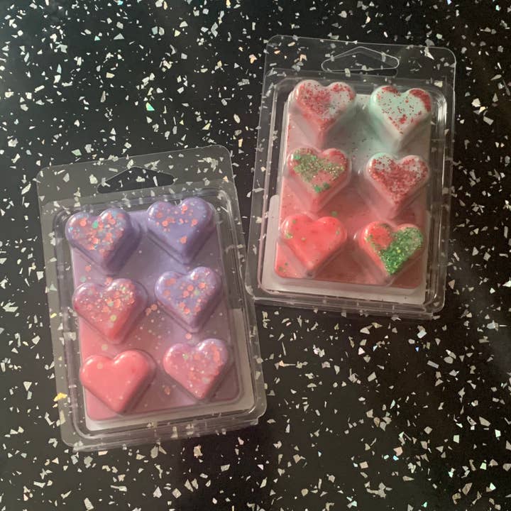 Heart Wax Melt Clamshells Kies je geur voor wholesale door MHC Scents and Home