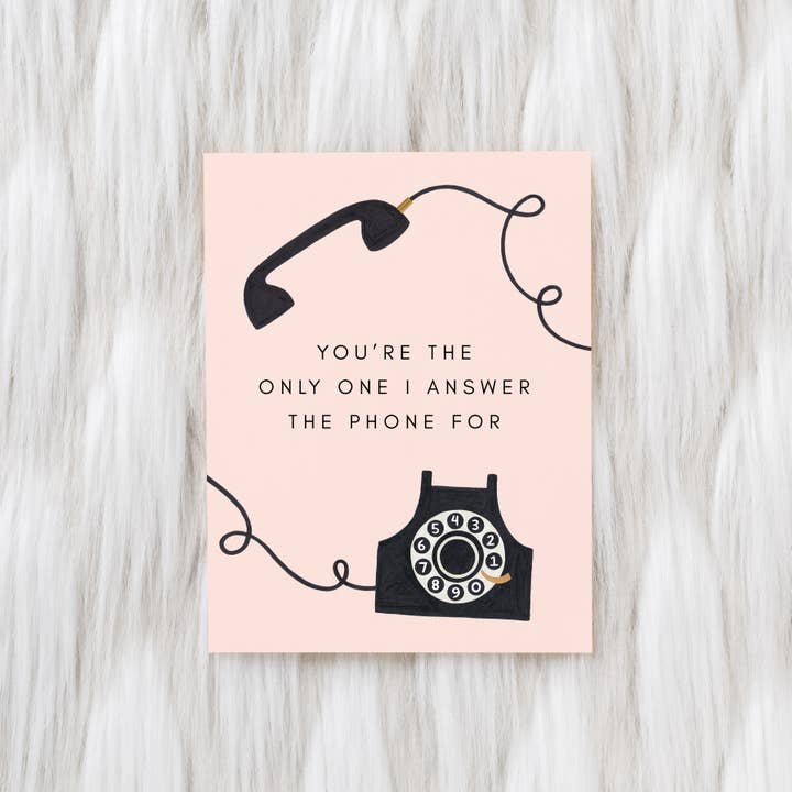 Girl w/ Knife - Vendita all'ingrosso Biglietti d'amore - Biglietto d'auguri con scritta «you 're the only one»1