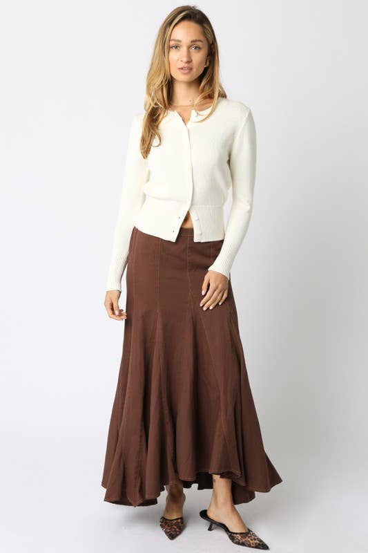 Olivaceous - Wholesale Skirt - Women's - Sallie Maxi Skirt2