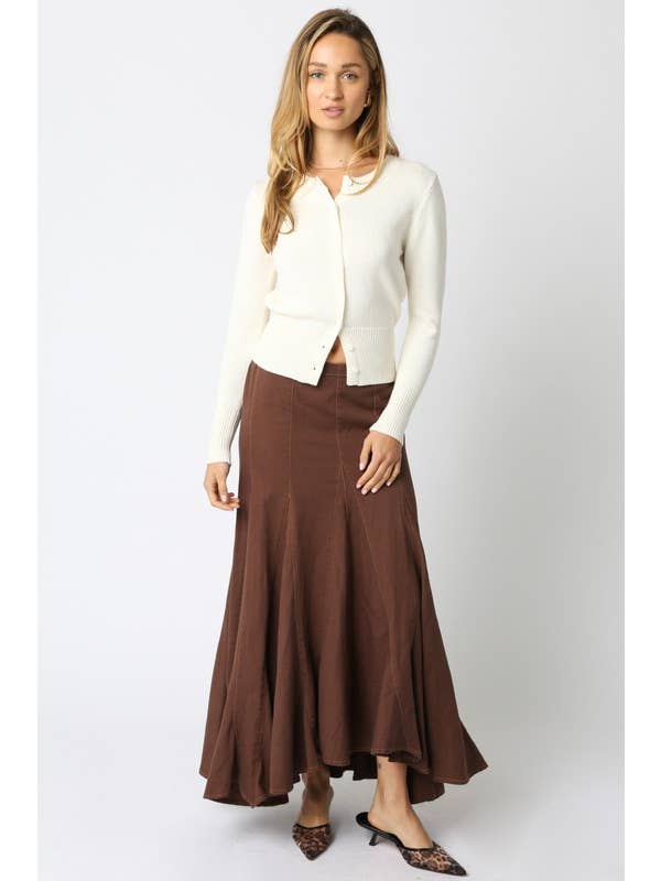 Olivaceous - Wholesale Skirt - Women's - Sallie Maxi Skirt2