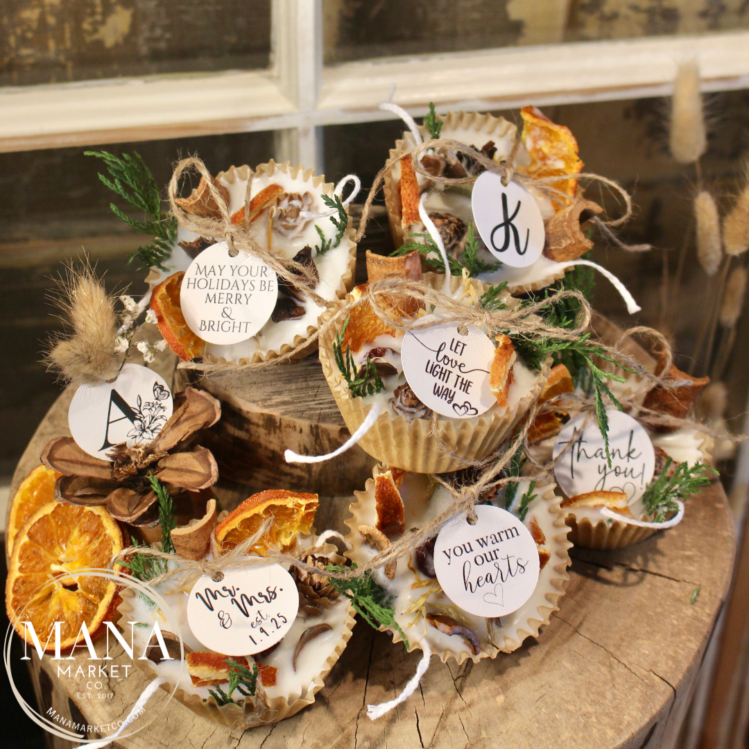 Mana Market Co. - Wholesale Party Favor - Soy Wax Fire Starter Scented Sachet and Wax Melt Favors & Gifts24