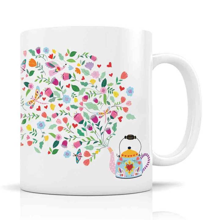 350ml keramisk krus - Tekande for engroshandel hos Maison Royal Garden