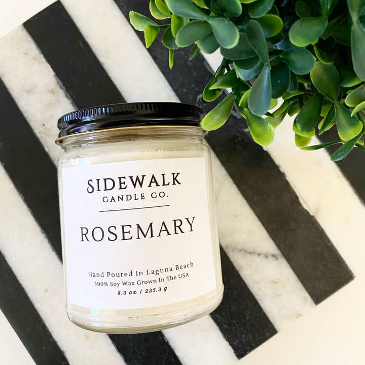 Rosemary for wholesale by Sidewalk Candle Co.