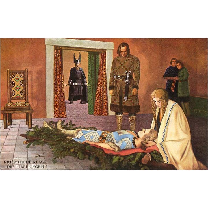Found Image Press - Wholesale Magnet - Magnet MS-36 Scene from Die Nibelungen