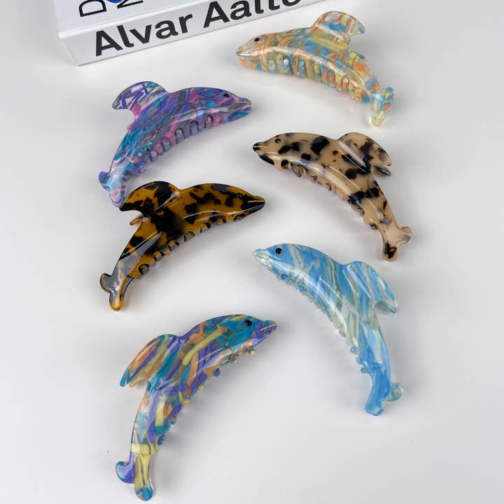 TheDivaSoap - Wholesale Hair Clip - Women's - Personalized Design Ocean Cute Little Dolphin Hair Clip