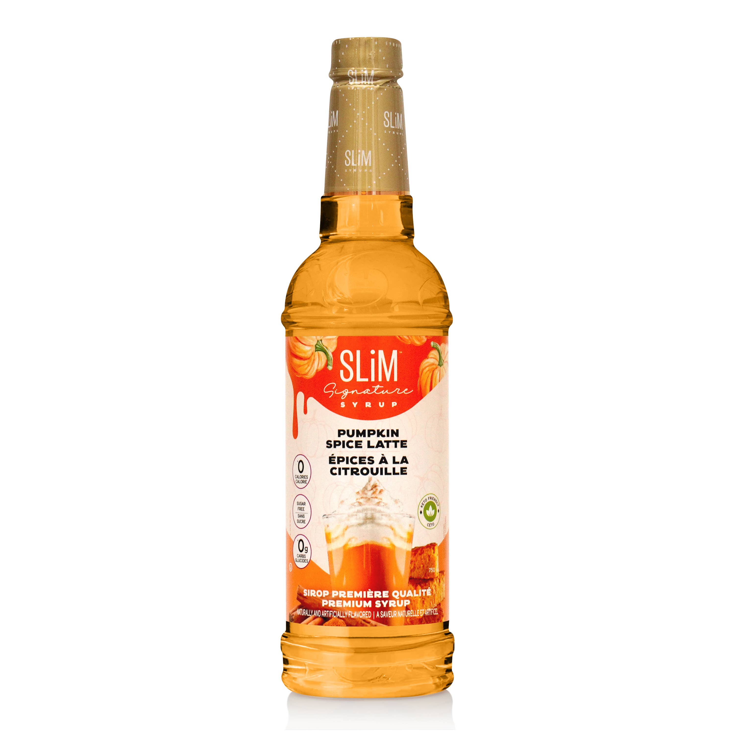 Slim Syrups - Wholesale Flavored Syrup - Slim Syrups Sugar Free Pumpkin Spice Latte Syrup0