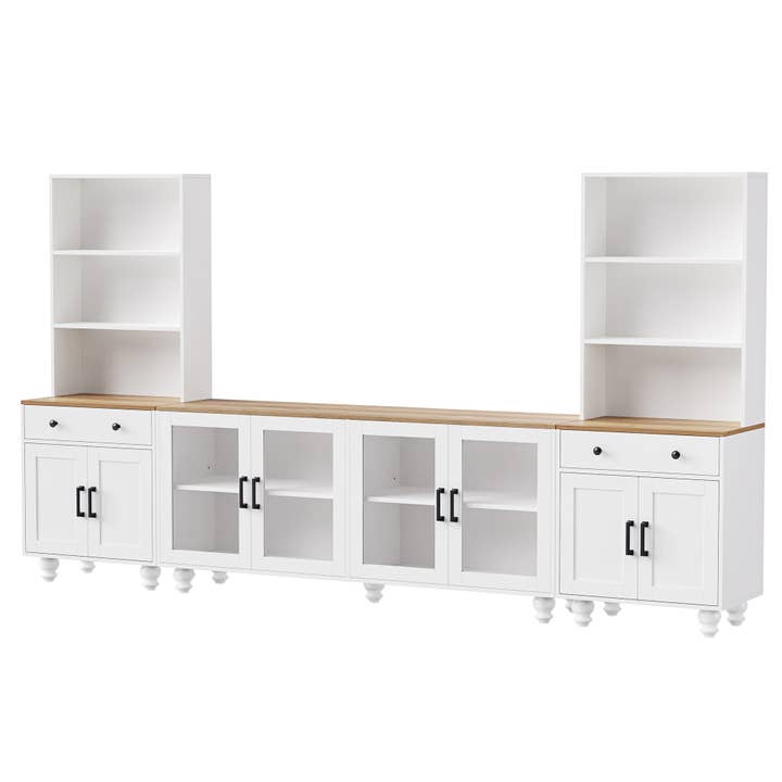 HOMYCASA DESIGN INC - Wholesale Console Table - Entertainment Wall Unit TV Stand & Adjustable Shelves17