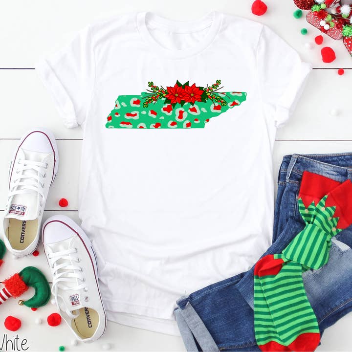 Christmas Leopard Tennessee #BS1958 for wholesale by Bama Screens