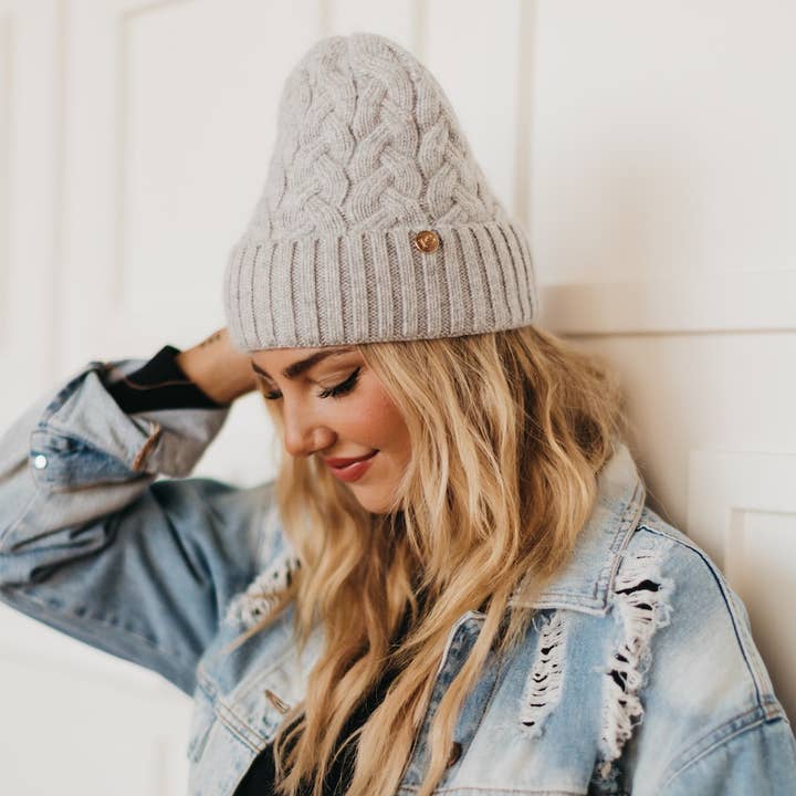 Pretty Simple - Wholesale Beanie - Women's - Satin Lined Cashmere Beanie