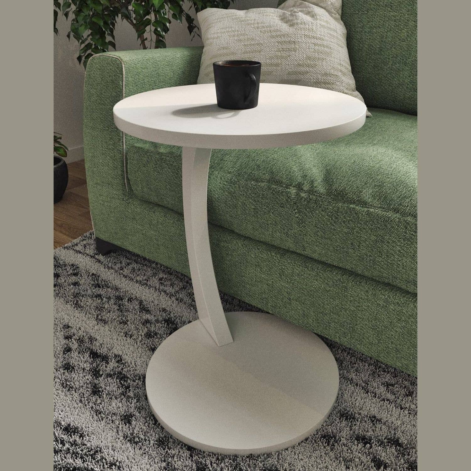 CosyDecorArt - Wholesale Side Table - C Shaped End Table for Couch Small Places Space Saver8