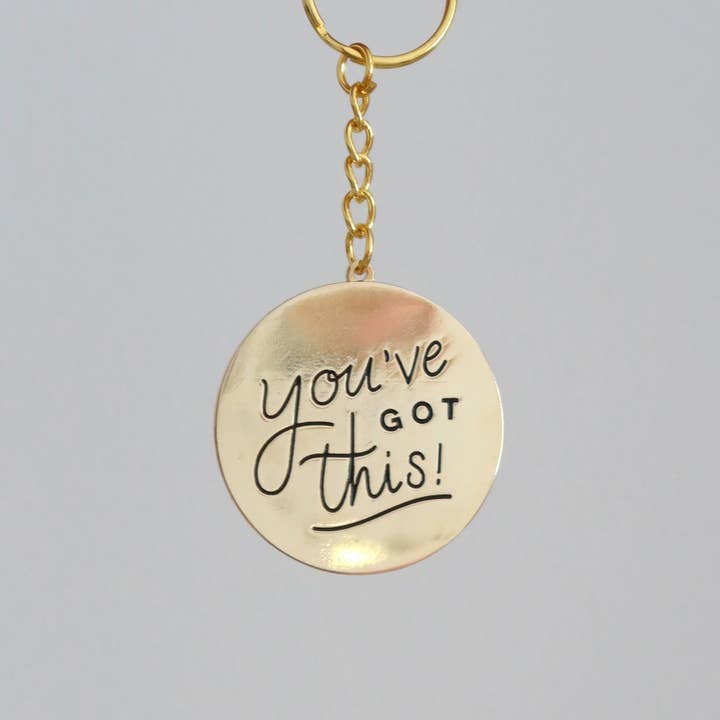 You’ve Got This Enamel Keychain | Encouragement Gift for wholesale by Stay Soft Co