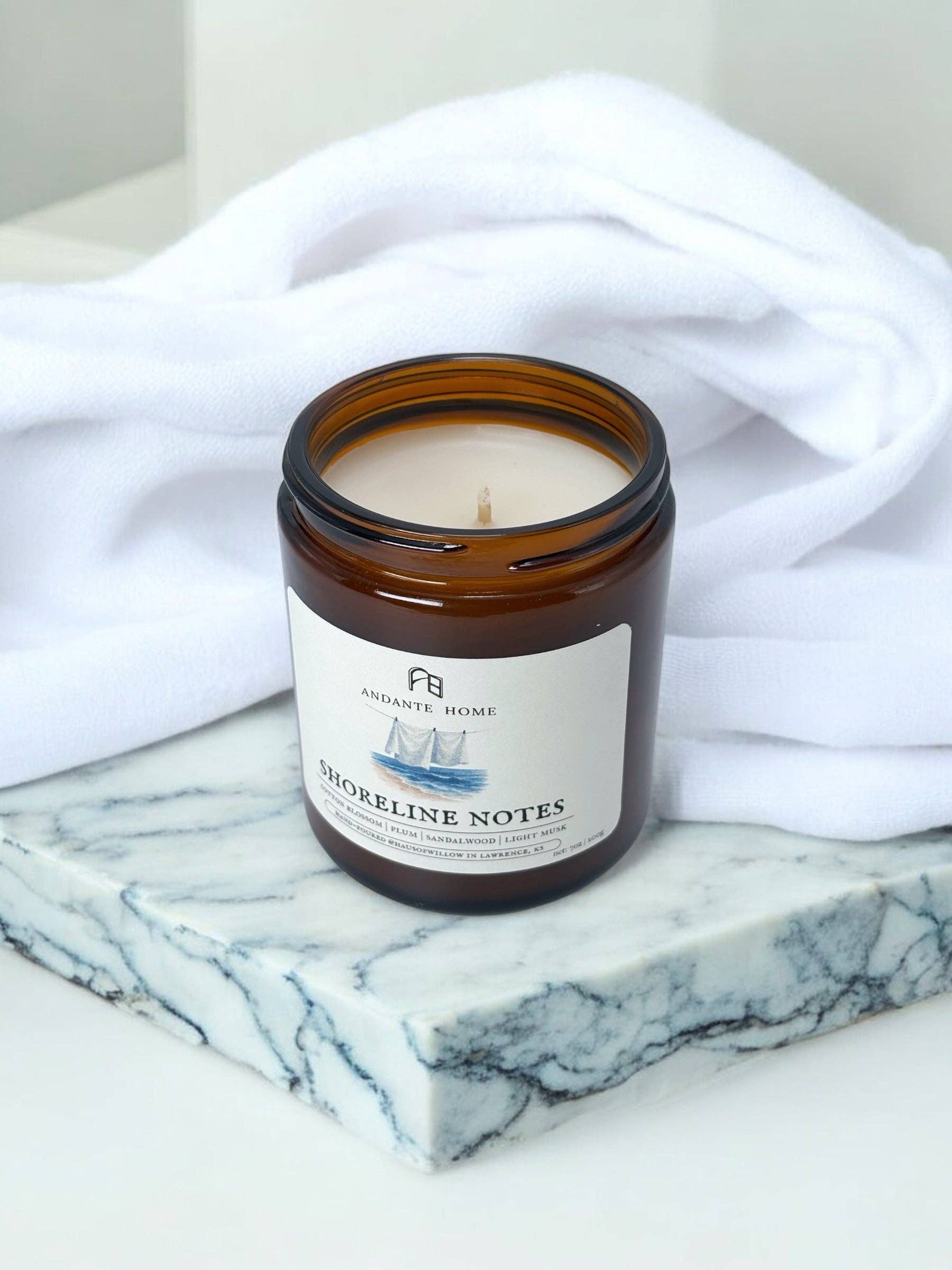 ANDANTE HOME - Wholesale Jar/Filled Candle - Shoreline Notes0