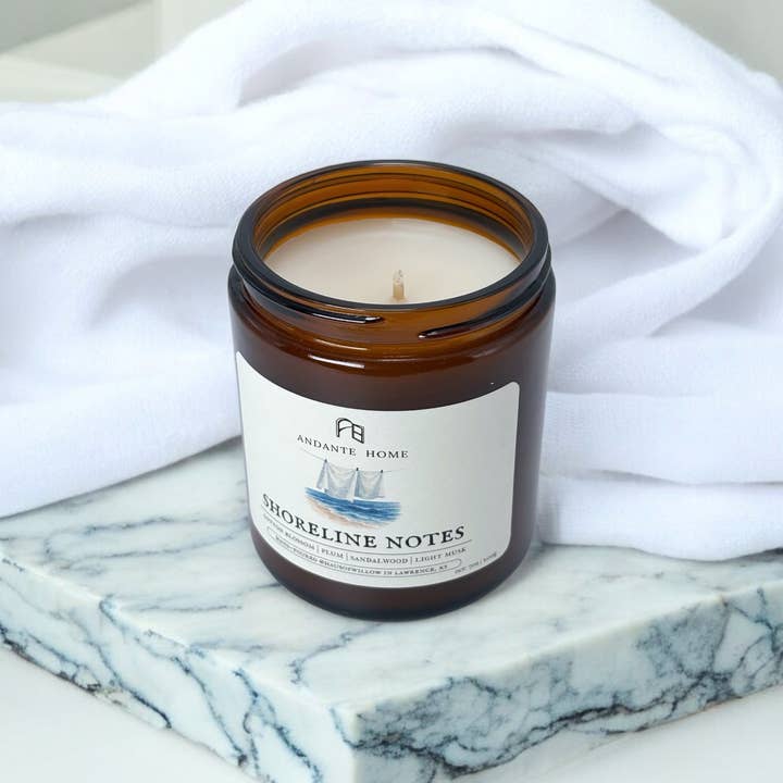 ANDANTE HOME - Wholesale Jar/Filled Candle - Shoreline Notes