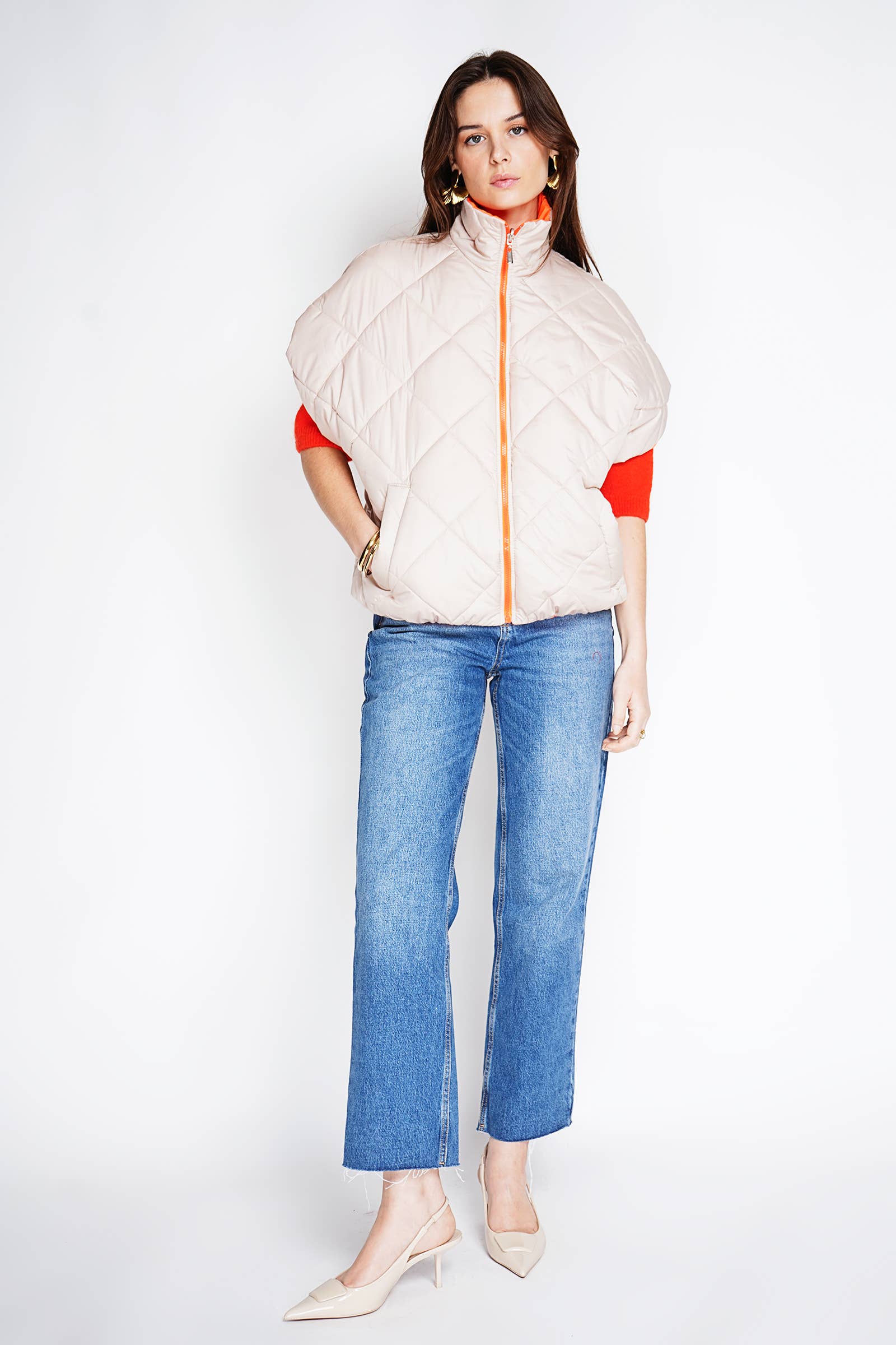 NOELINE - Wholesale Puffer Jacket - Women's - Quilted jacket 8858-UNI3