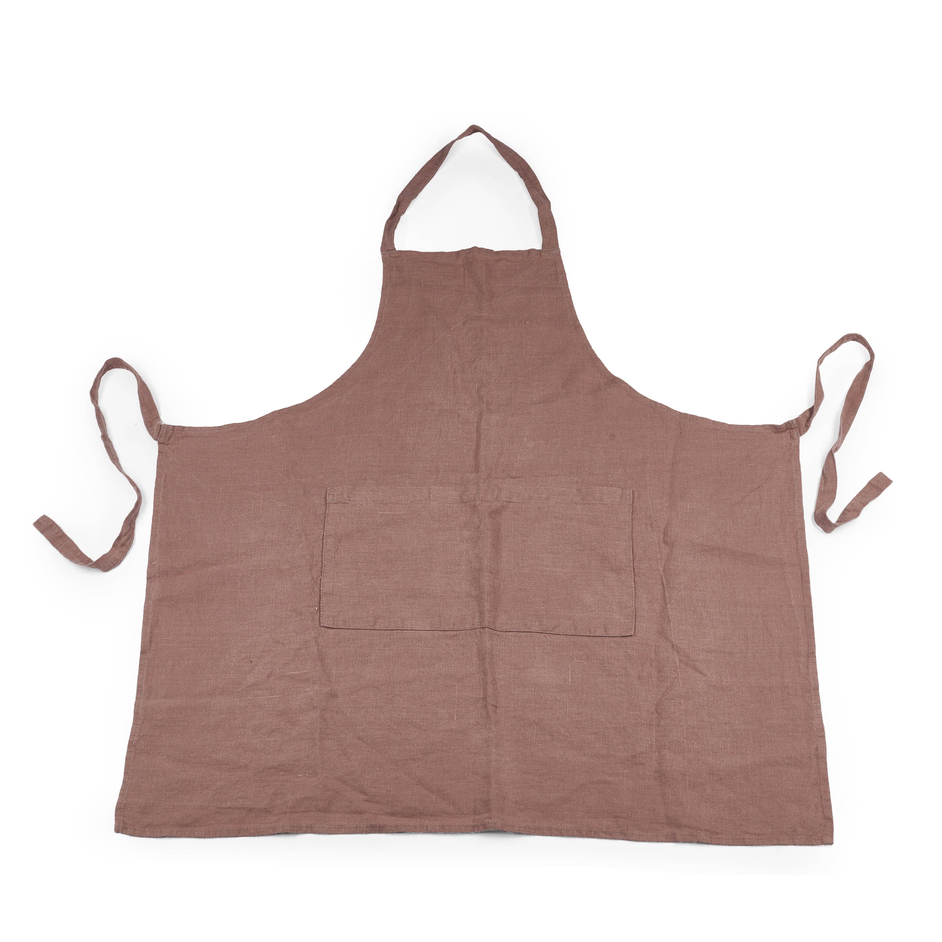 LinenQ - Wholesale Apron - Linen apron with pockets in various colors 17