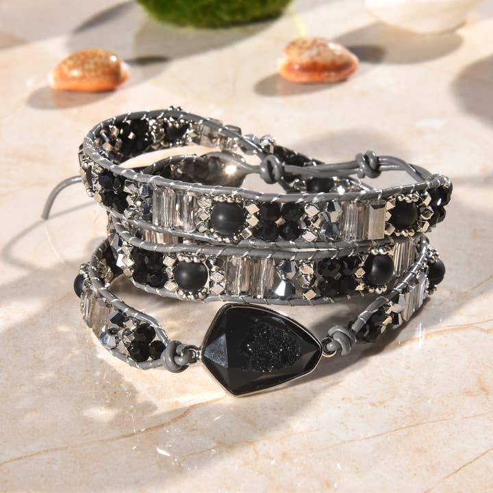 IST Jewelry - Wholesale Beaded Bracelet - Hand Crafted Onyx Super Bracelet.0