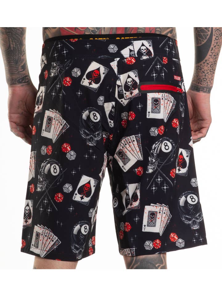 Sullen Clothing - Wholesale Swim Shorts - Men's - Tragic Eight Ball Boardshort1