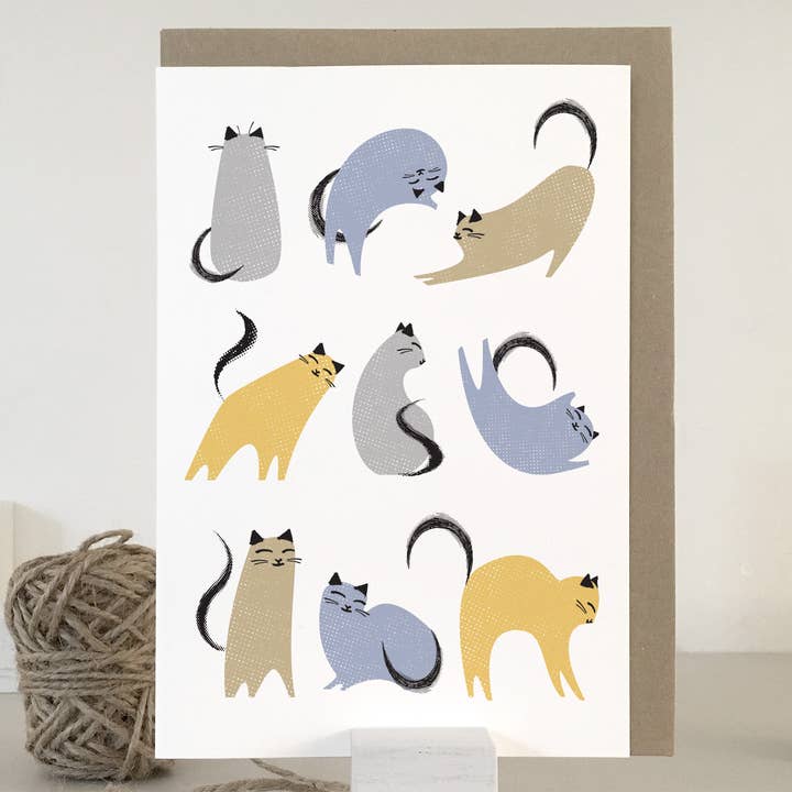 Cat Greeting Card | Blank Notecards | Everyday Greeting Card for wholesale by Purpose & Worth etc