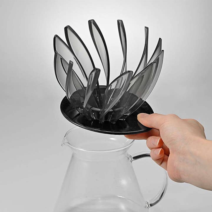 HARIO USA - Wholesale Pour Over & Dripper - V60 "Suiren" Coffee Dripper 02 Clear Black3