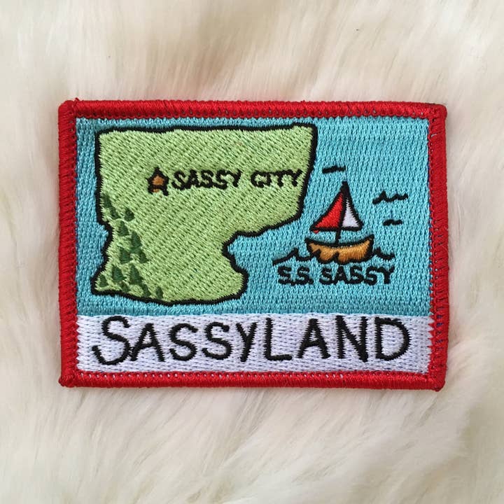 MBMB - Wholesale Patch - Sassyland- Iron On Patch