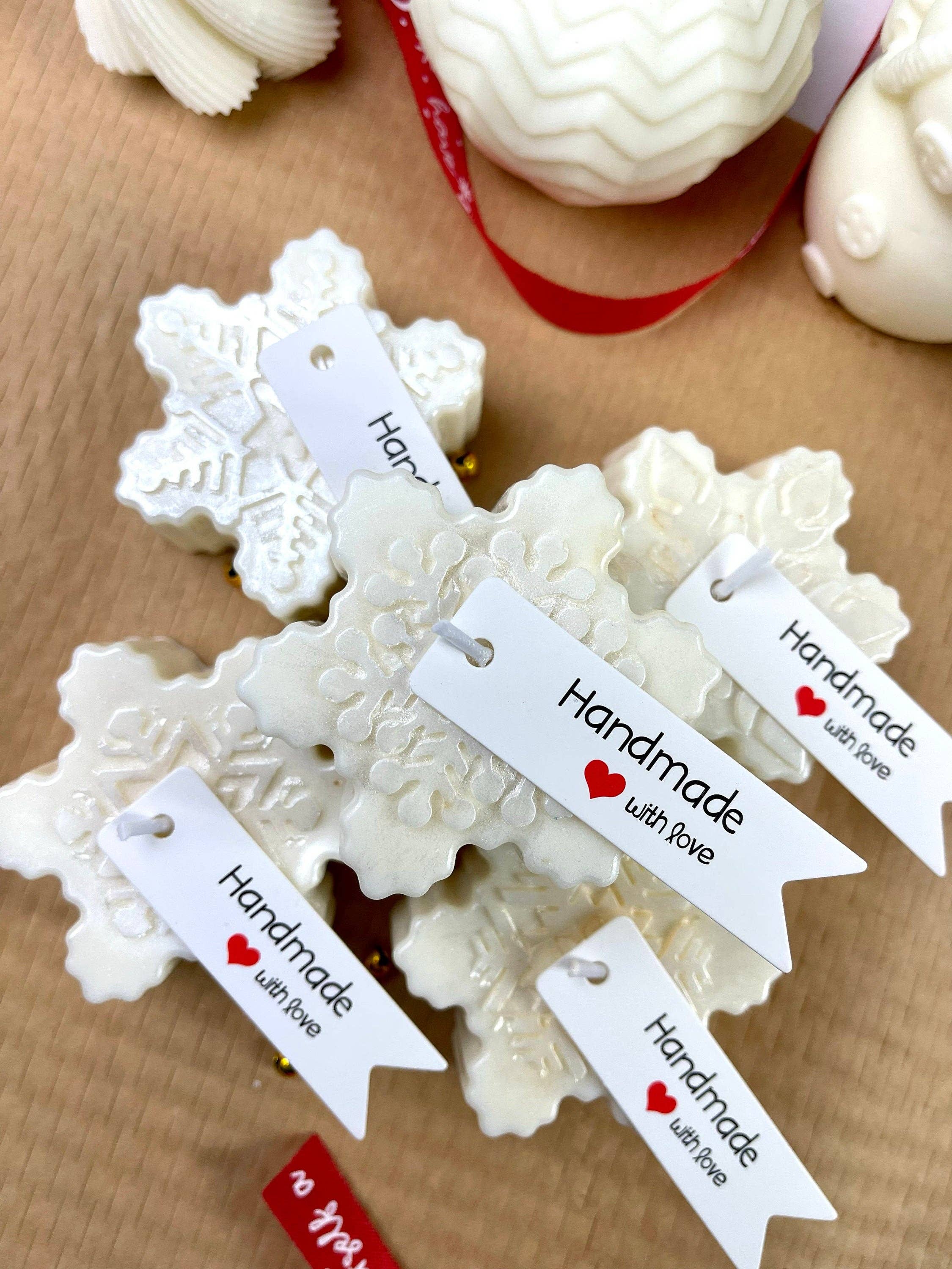 MySunshineCandless - Vente Bougies originales - BOUGIE SNOWFLAKE | Petite bougie de Noël pour les fêtes d'hiver2