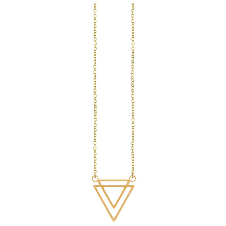 Colar triângulo duplo por atacado de Rael Cohen