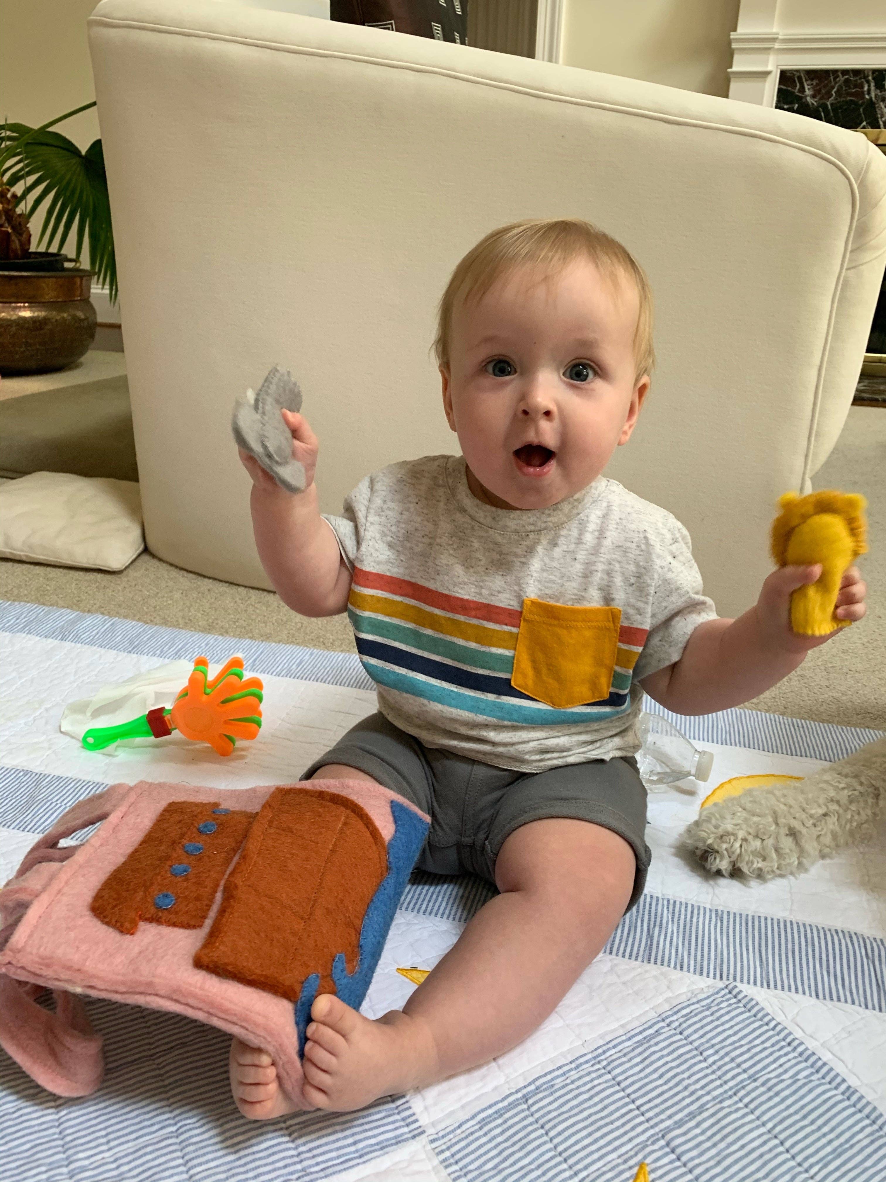 Global Goods Partners - Wholesale Finger Puppet - Kids & Baby - Noah's Ark Felt Puppet Bag3