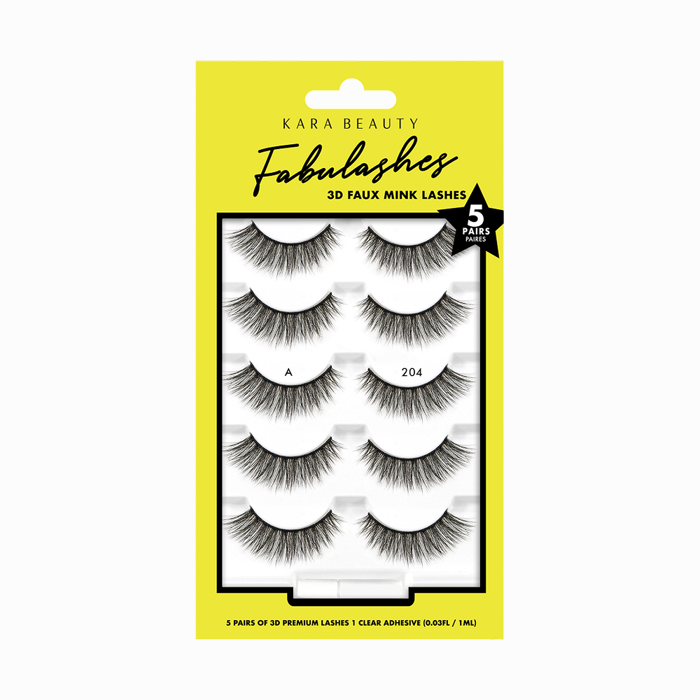 Kara Beauty – cílios postiços por atacado – FABULCHES Multi-Pack 3D Pestanas Faux Mink - Estilo KA52040