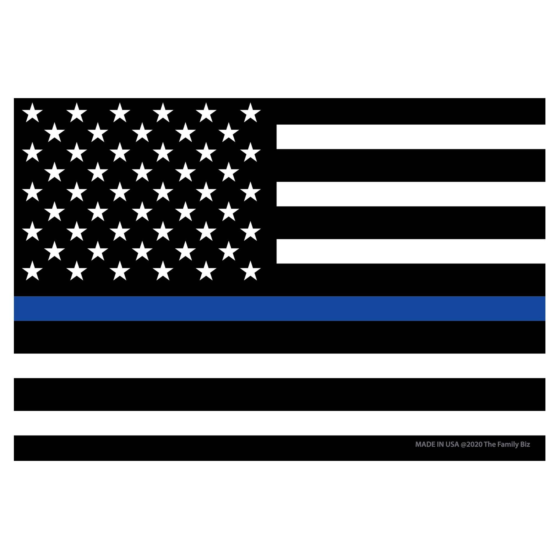 Lucky Shot - Wholesale Magnet - Thin Blue Line Flag - 4 x 6 in. Magnet0