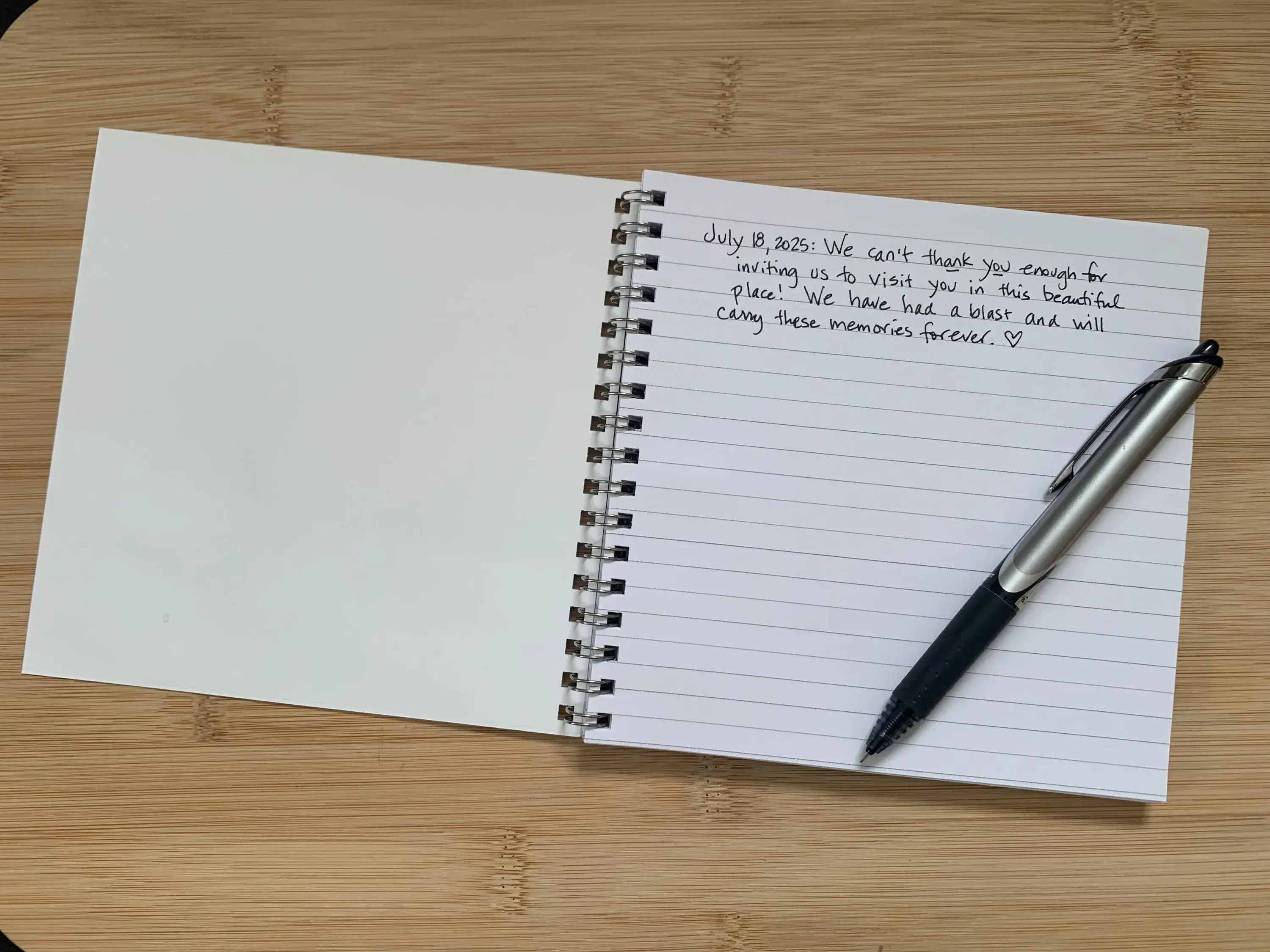 Firefly Sky Design - Wholesale Notebook - Loon and Chick 6" x 6" Watercolor Art Lined Notebook2