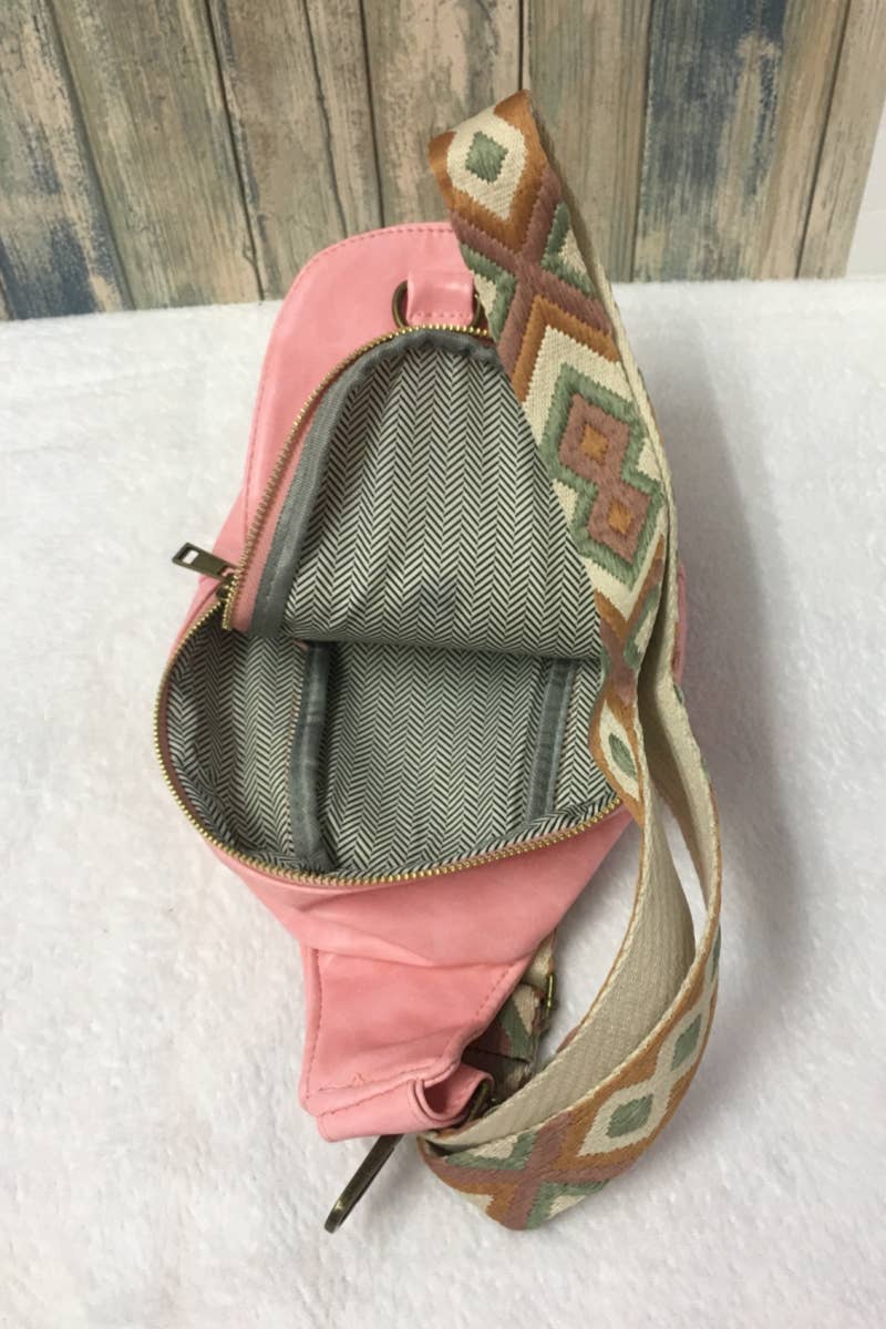 DESHENG ENTERPRISE - Wholesale Crossbody Bag - Women's - SOLID CROSSBODY SLING BAG3