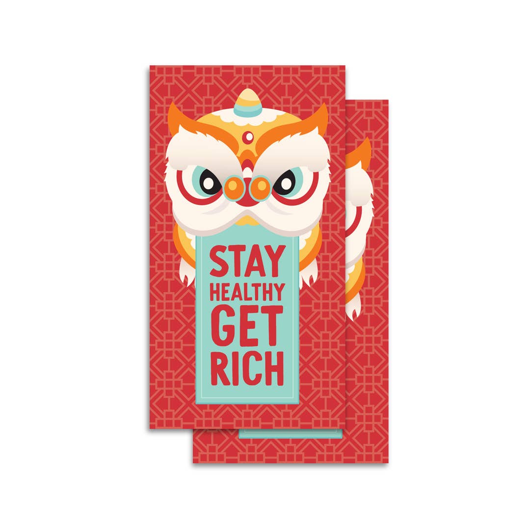 I'll Know It When I See It - Wholesale Envelopes - Stay healthy get rich lunar new year red envelopes3
