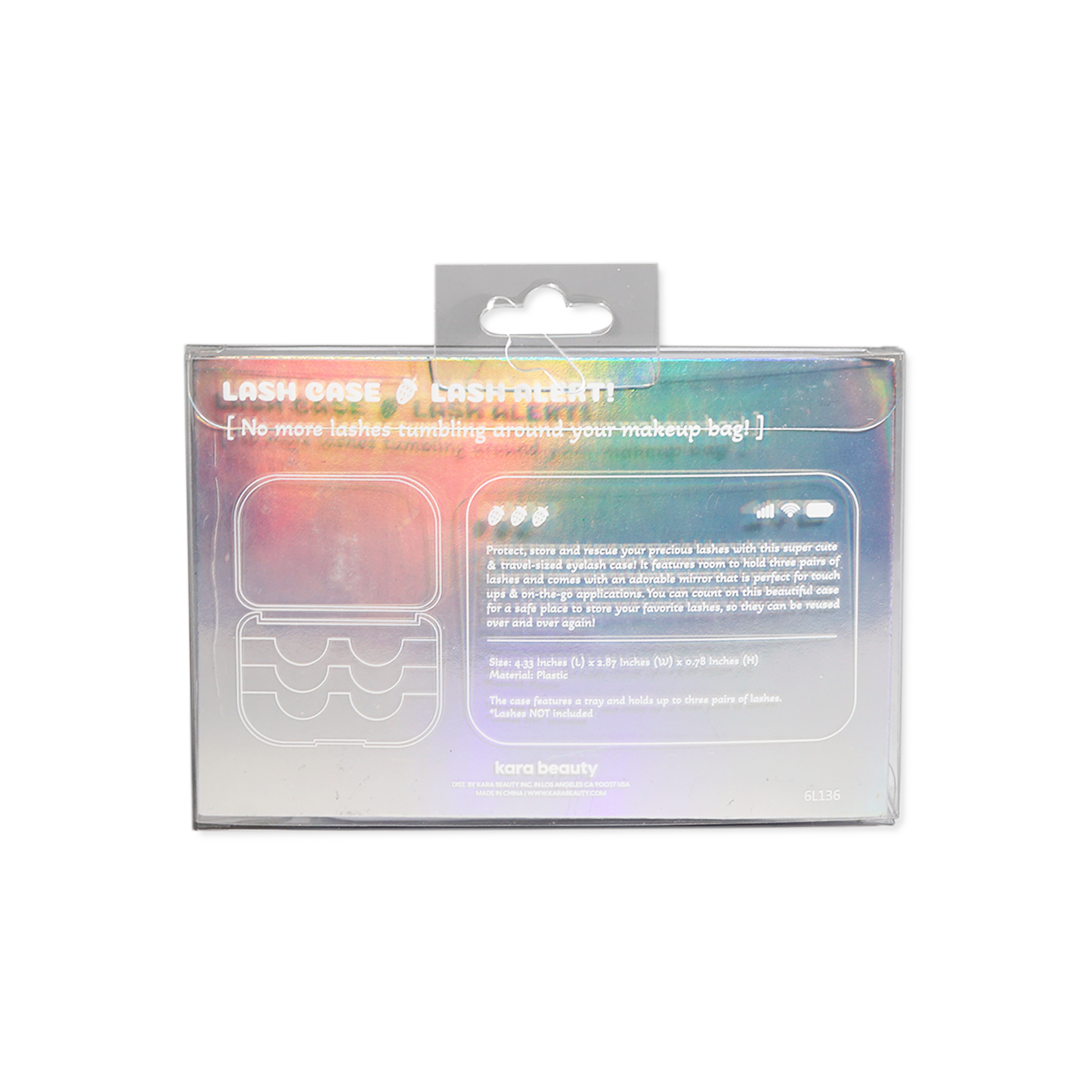 Kara Beauty - Vente Pinceaux de maquillage pour les yeux - ÉTUI À CILS - ALERTE À CILS !5