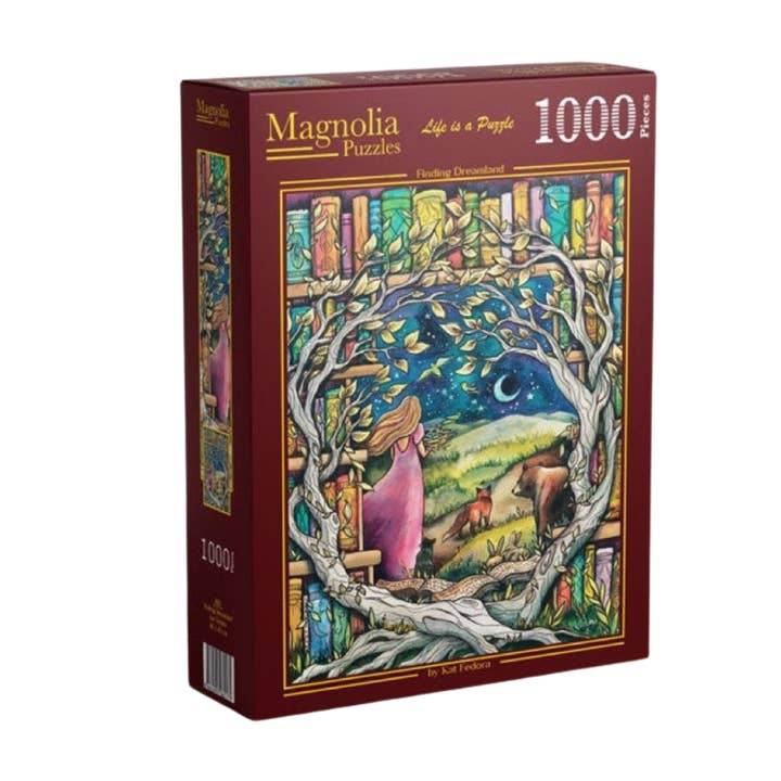 Magnolia Puzzles Australia - Wholesale Puzzle – Adult - Magnolia 1105 Finding Dreamland Kat Fedora 1000pc Jigsaw Puzzle