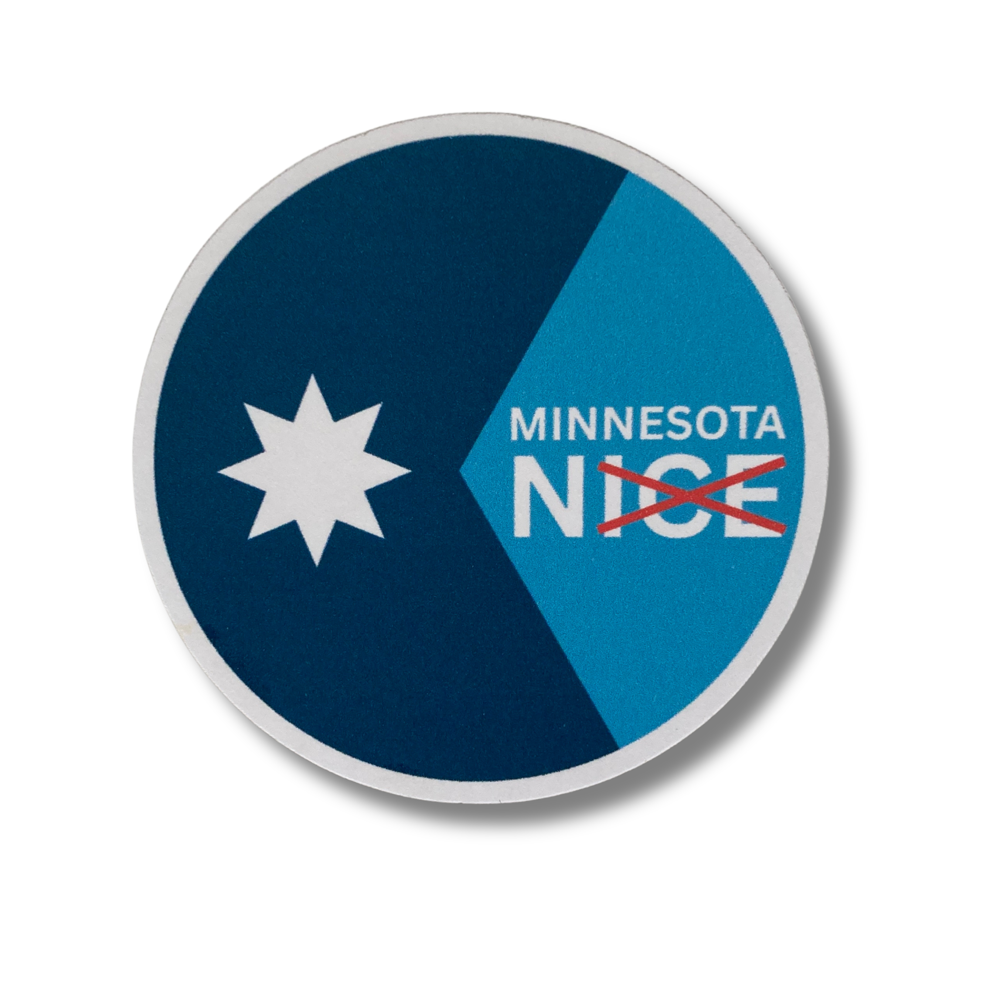 PartyHappier - Wholesale Sticker - Minnesota Nice Anti-ICE Vinyl Sticker2