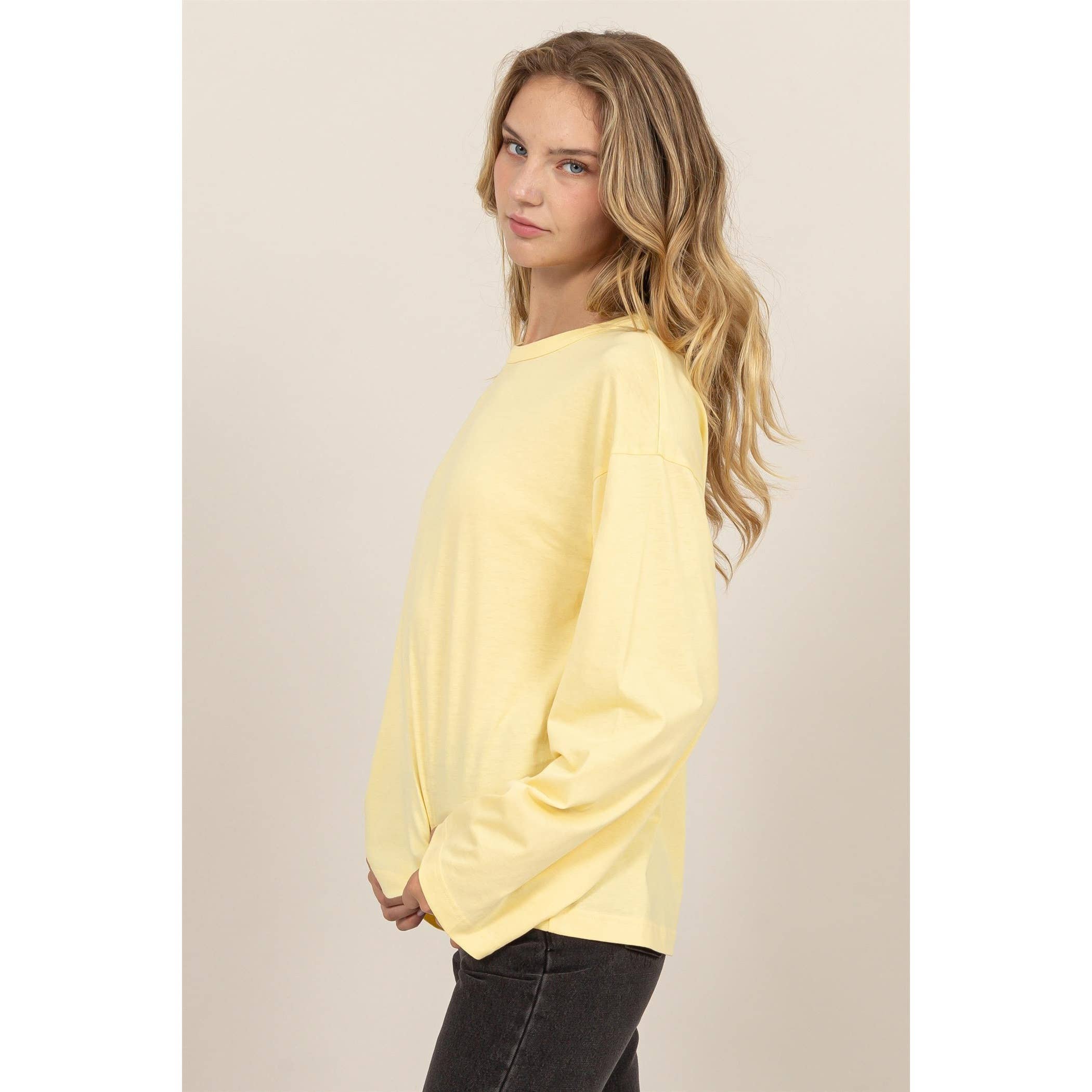 HYFVE – wholesale T-shirt (utan tryck) – Dam – Långärmad T-shirt med rund hals26