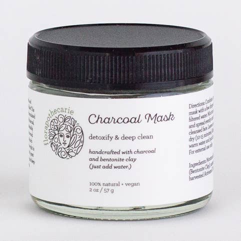 Charcoal Clay Mask for wholesale by florapothecarie