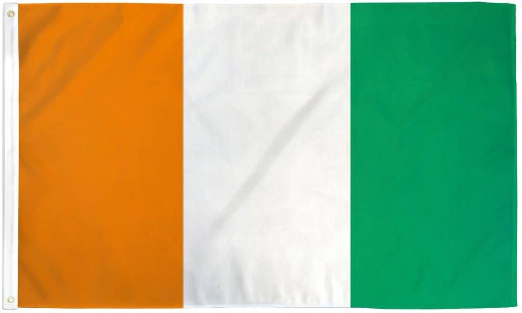 Flags Importer - Wholesale Flag - Cote D'Ivoire (Ivory Coast) Flag 2x3ft Poly1