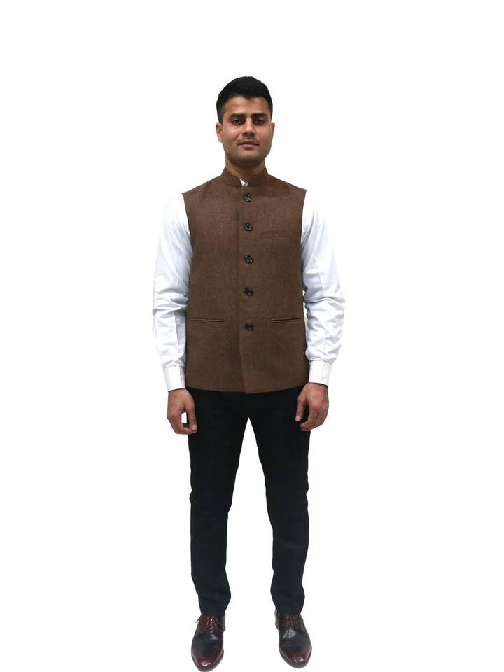 Partywear Floral Jacket for Men in Nehru Cut for wholesale by Masculine MOoda