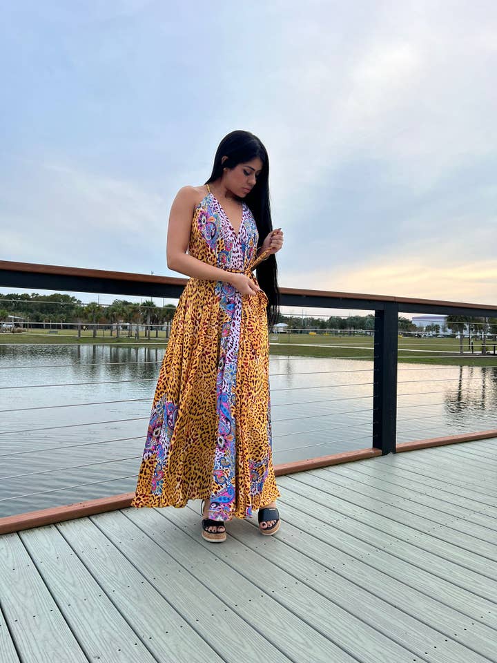 Foutaz LLC - Wholesale Kimono - Women's - One size Boho dress- CASE OF MIXED COLORS!3