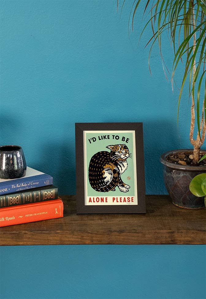 Ravi Zupa Arts - Wholesale Art Print - Alone Please Print4