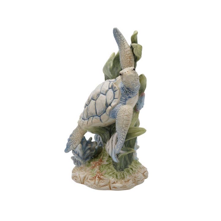 Fitz and Floyd® Mikasa® Pfaltzgraff® - Wholesale Decorative Figurine - Fitz & Floyd Coastal Hme Sea Turtle Fig Gift Box Pkg