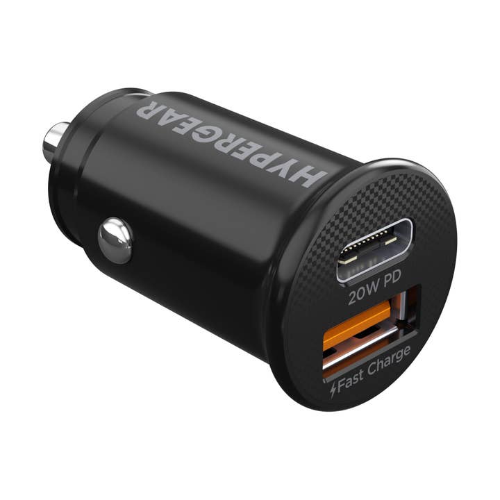 mini Carregador de Carro USB-C PD 20W + USB Rápido 18W por atacado de HyperGear