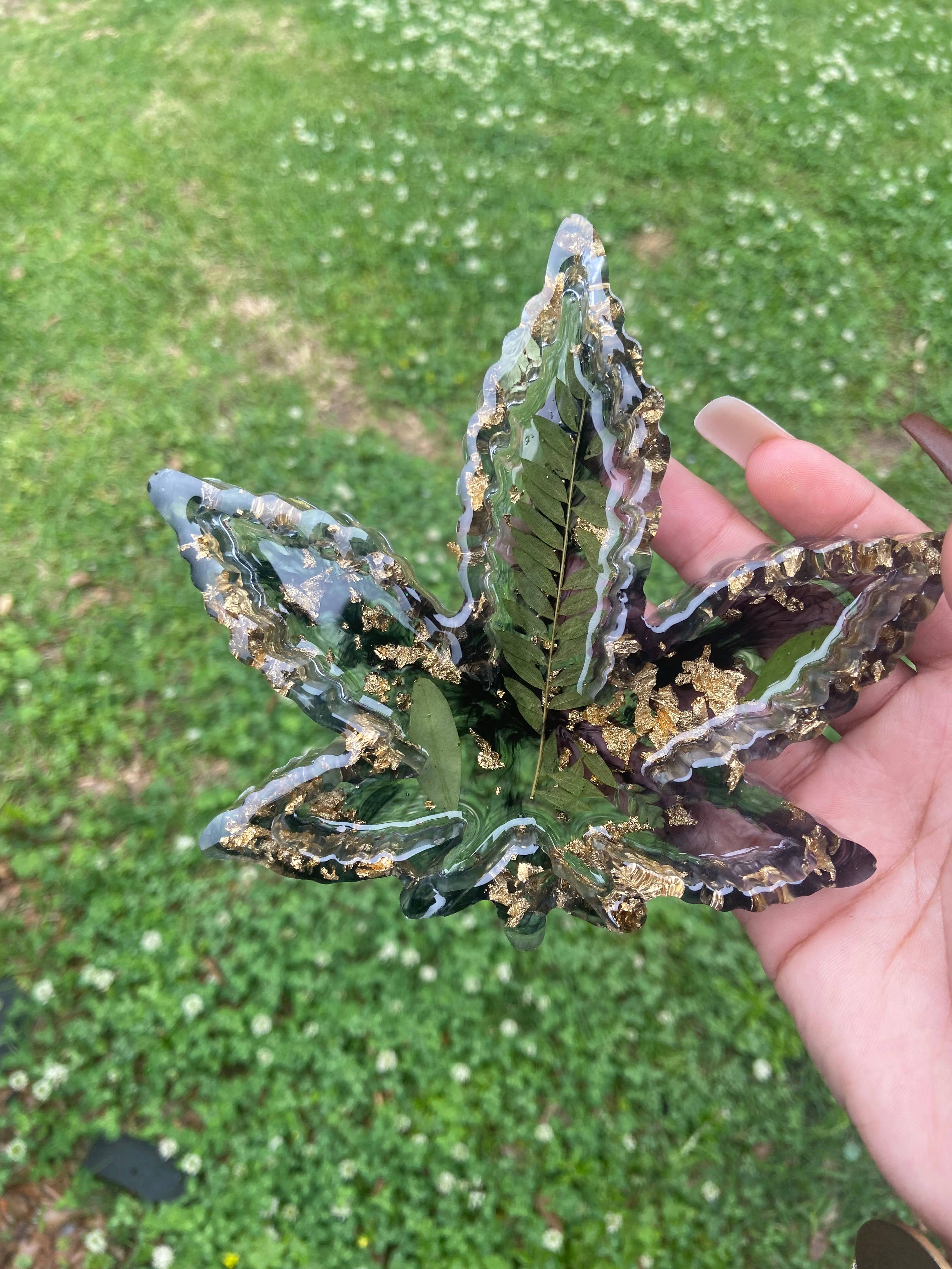 KraftzbyKenzie – Engroshandel Askebæger – Black Leaf askebæger | Blad Bakke | Weed nipsting parabol |0