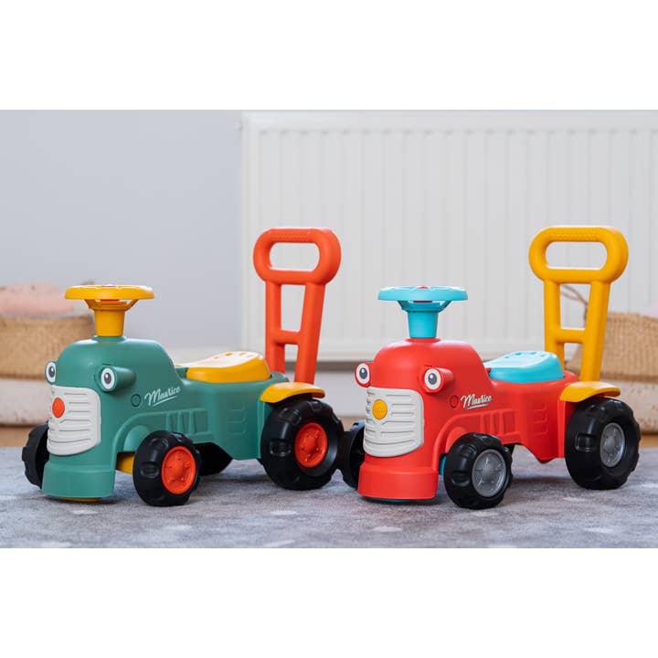 American Hobbies & Merchandising - Wholesale Toy Car/Truck - Kids - Falk Maurice Push Walker Ride-on W/ Trailer 1-3 Years FA901C9